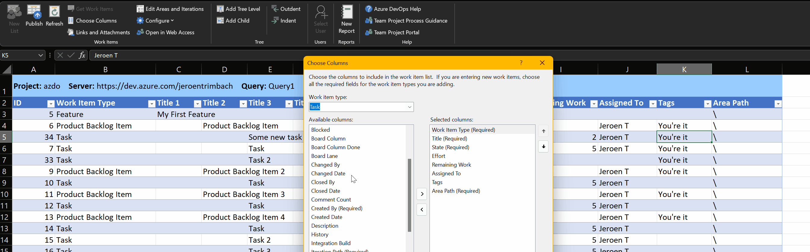 Azure Boards - Copy Work Item in Excel /2022/05/azure-boards-bulk-planning/AzureBoardsCopyWorkItemInExcel.webp